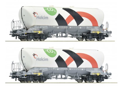 Set 2 vagoane siloz Holcim - H0 ROCO 6600192